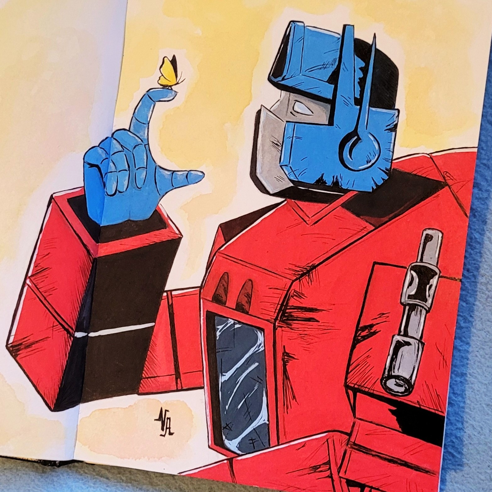 optimus prime transformers fanart