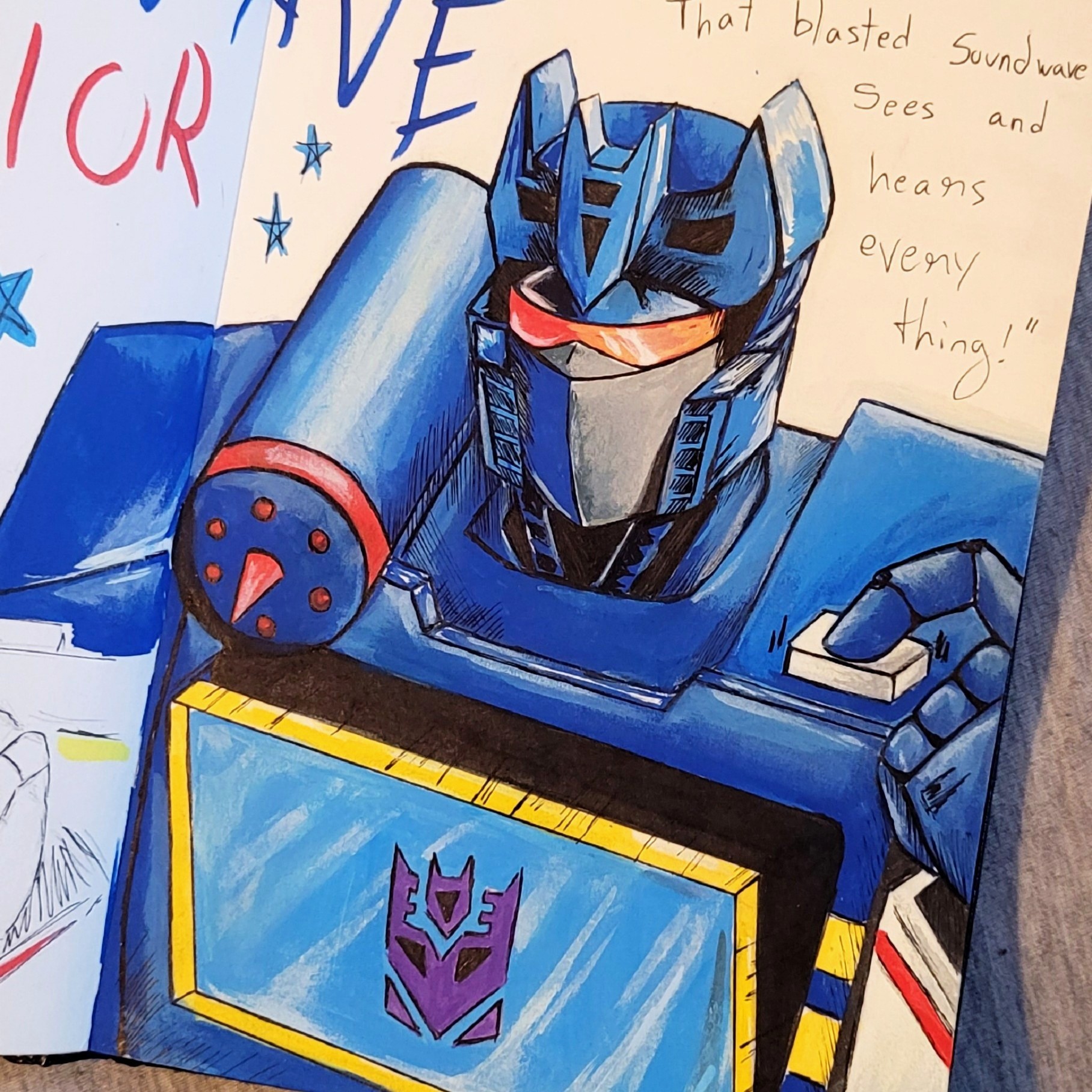 soundwave transformers fanart