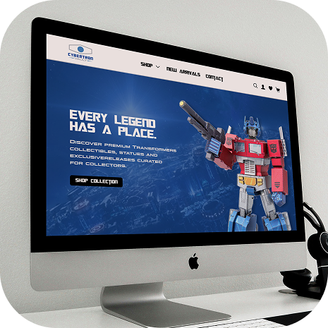 cybertron vault web design